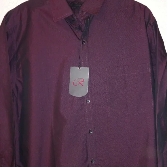 New With Tags Men's Richmond Evening Wear Long Sleeve Shirt - Picture 2 of 9